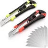 2 PCS DIY Cutter With 12 Blades Premium Rubbered Handle