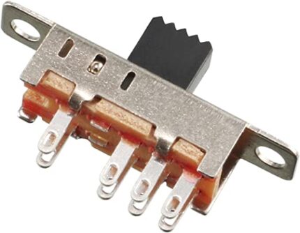 100% Original and best quality product Type : Double pole, triple throw Mode of Operation : slide Max. current withstand : 250V Max. power rating : 2A High temperature withstand Long life approximately 10,000 clicks High wear and tear properties Durable and excellent design