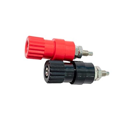 4mm Banana connector Plug Socket For Speaker Terminal Binding Post Red And Black1 Pair
