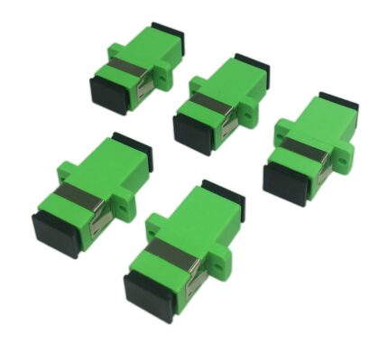 SC Singlemode Fiber Optic Adapter Fiber Optic Connector 5 Pcs