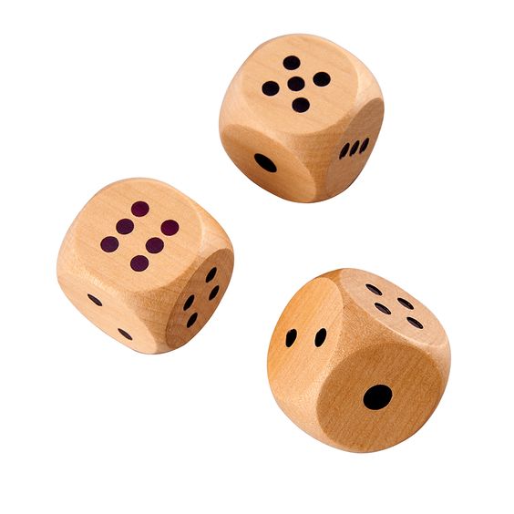 2.5mm Wooden Dice 6 Sides Board Game 2.5mm Wooden Dice 6 Sides Board Game