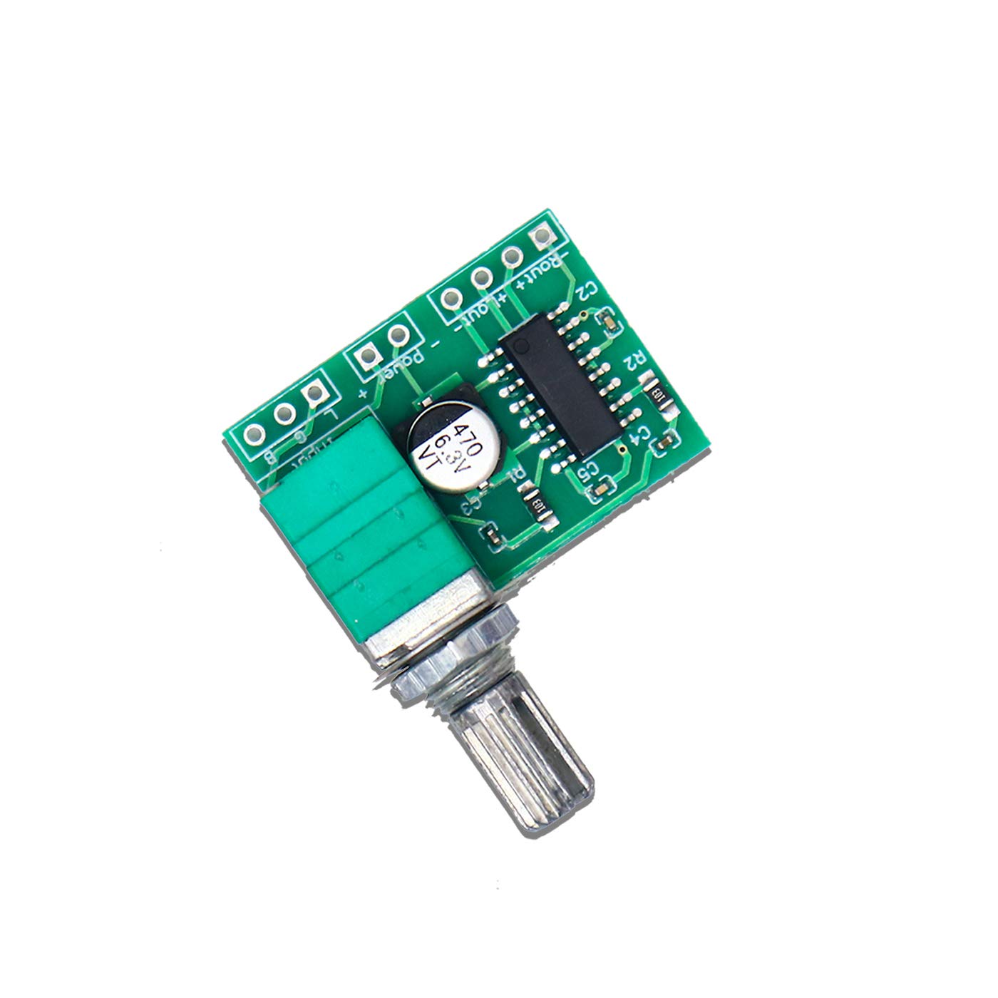 PAM8403 5V Amplifier Board 2 Channel With Volume Control Potentiometer PAM8403 5V Amplifier Board 2 Channel With Volume Control Potentiometer