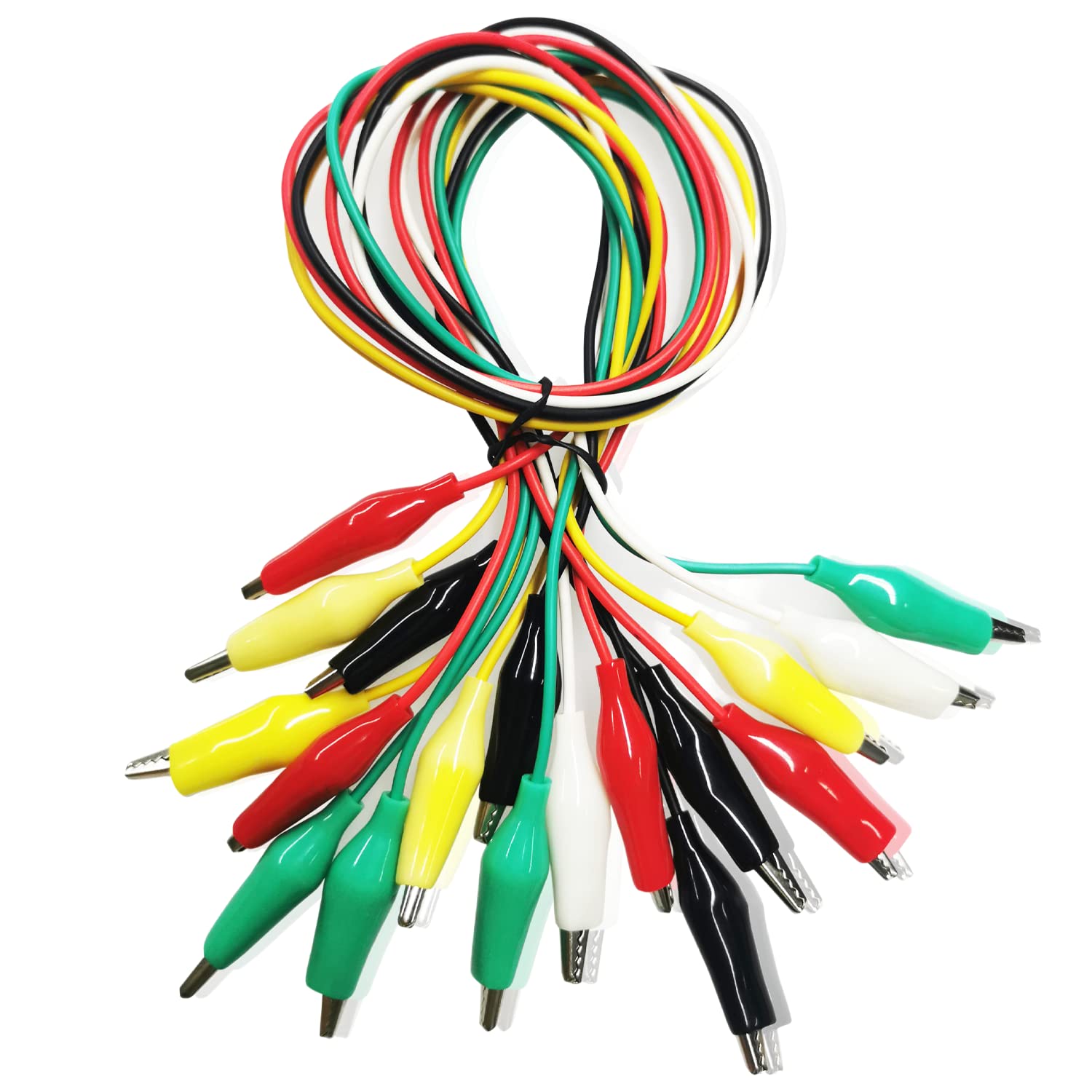 10PCS Electrical Alligator Clips with Wires Test Leads 10PCS Electrical Alligator Clips with Wires Test Leads