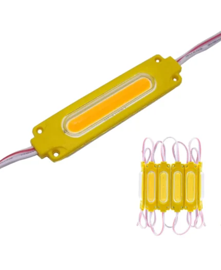 1 Pcs Green DC 12V 2W Small Tube COB High Brightness Waterproof Injection Module With Diffuser