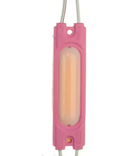 1 Pcs Pink DC 12V 2W Small Tube COB High Brightness Waterproof Injection Module With Diffuser
