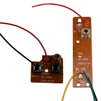 2.4GHz 2-Channel RC Transmitter and Receiver Kit for RC Cars & Boats