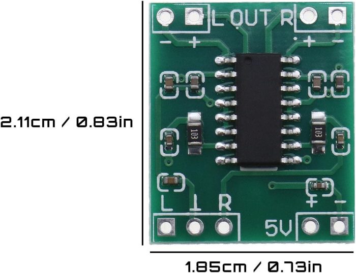 PAM8403 DC 5V Class D Mini Digital Audio Amplifier Board Module
