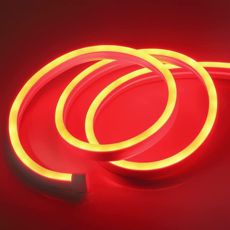 12 Volt Neon Light Red Flex LED Strip 5 Meter