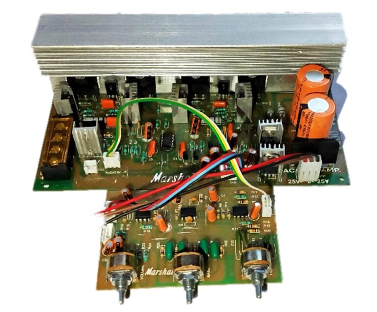 Audio Amplifier Board 5200 1943 Mosfet with Bass Tremble Kit