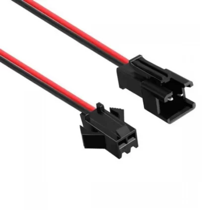 JST SM 2 Pin Plug Male and Female Connector Adapter with 150 mm Electrical Cable Wire for LED Light