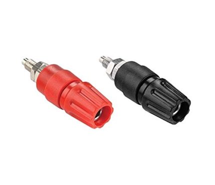 Banana Plug Connector Or Terminal Panel Mounting BTI 15-Red And Black 1 Pair