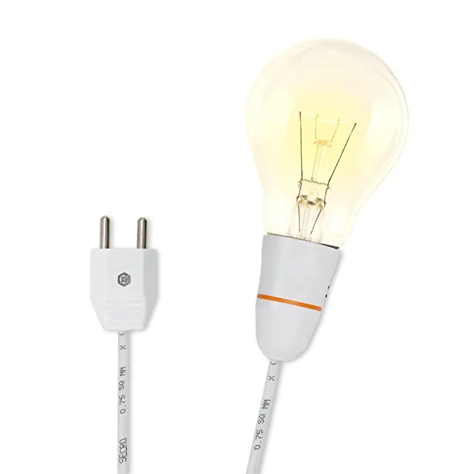 Bulb Holder with Extension Cable, Bulb Holder with Flexible Wire & 2-Pin Plug