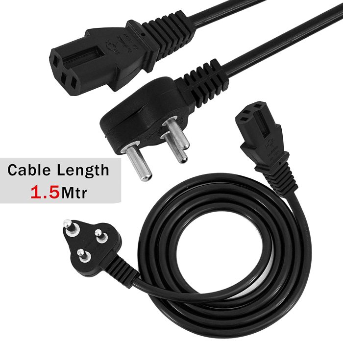 3 Pin CPU Power Cable Cord (1.8 Meter) For Monitor CPU Desktop SMPS