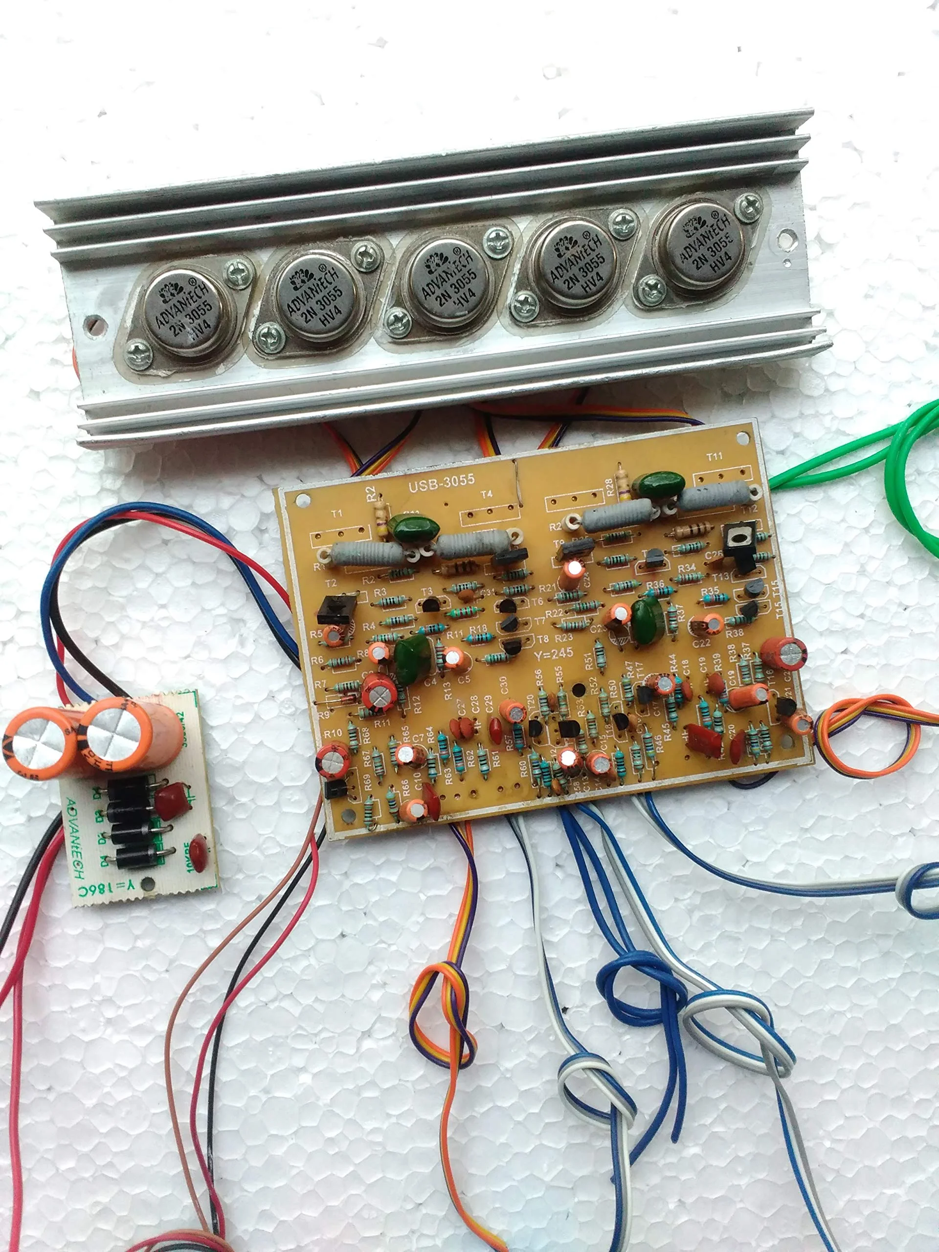 3055 Amplifier Board 250 Watt Rms Power Amplifier Board