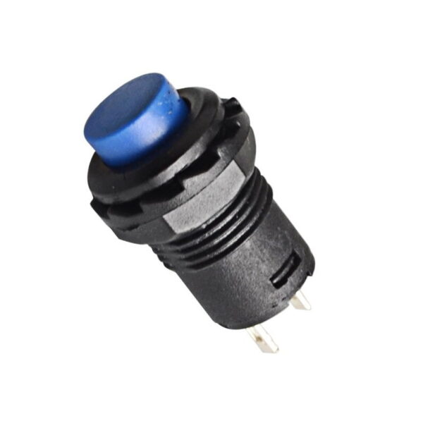 Red R13-502 12MM 2PIN Momentary Self-Reset Round Cap Push Button Switch