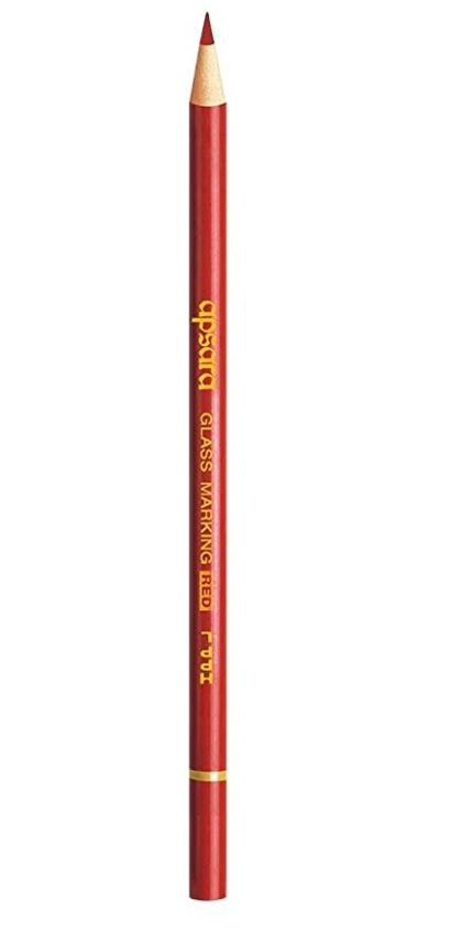 Apsara Red Glass Wooden Pencils 1 Pcs