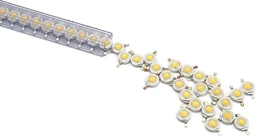 20 PCS 3 Watt High Power SMD Led Cool White