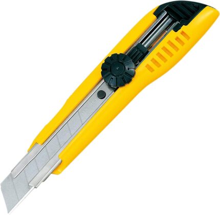 Utility Knife Heavy Duty Snap Blade Cutter with Dial Lock 3/4" 7