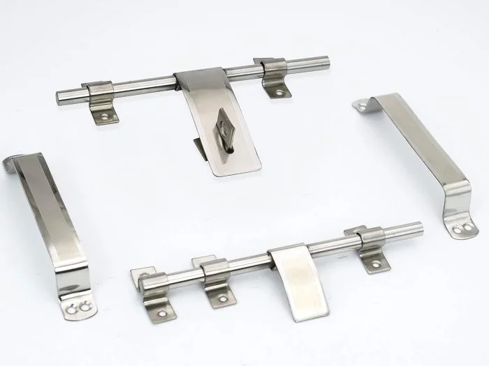 Aldrop Door Kit For Washroom Door Stainless Steel