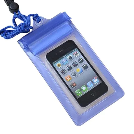 Waterproof Mobile Rain Polybag Zip Pouch