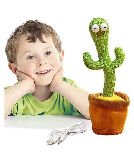 Dancing Cactus Talking Plush Toy with Singing & Recording Function