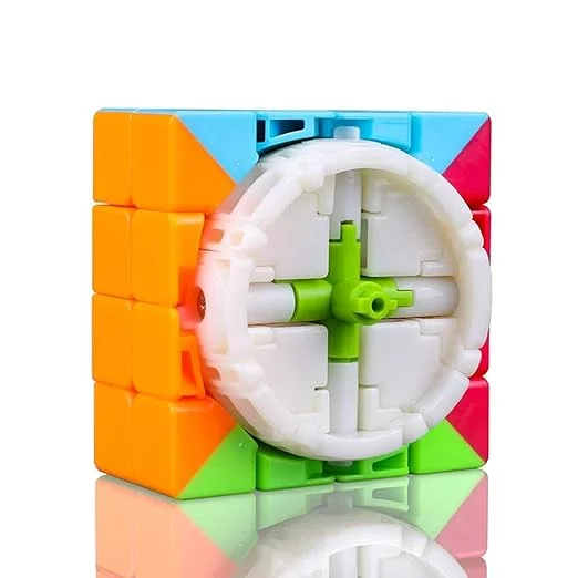 4X4 Speed Cube Puzzle for Kids & Adults, Sticker Less Speed Cube