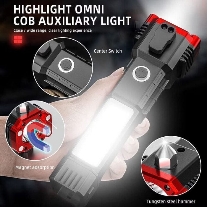 LED 3W Torch Light Rechargeable Torch Flashlight,Long Distance