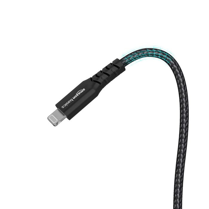 Usb A To Lightning Pvc Molded Nylon Mfi Certified Charging Cable