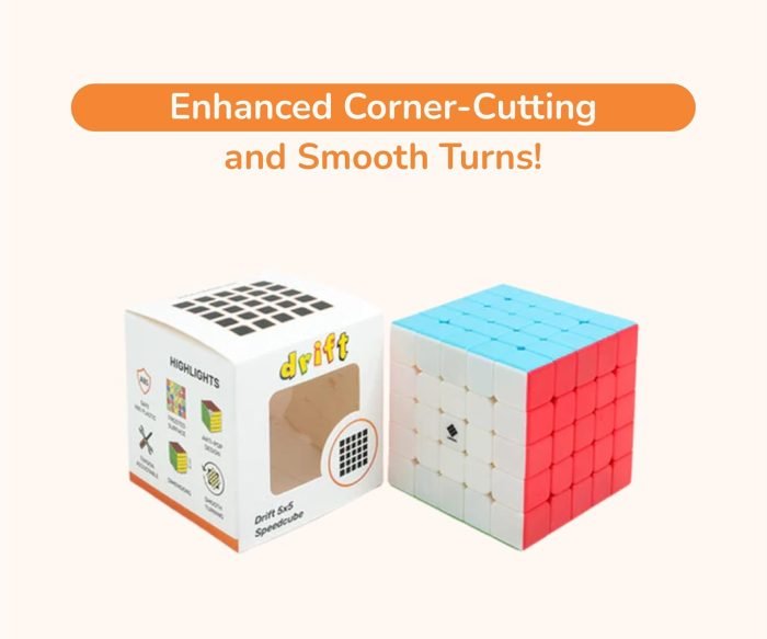 5X5 Cube Stickerless Speed Cube Magic Cube Puzzle