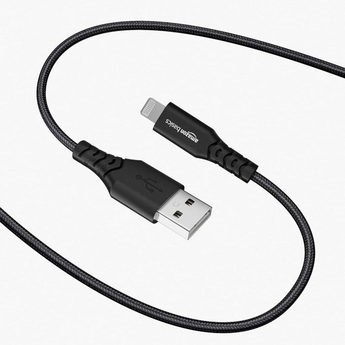 Usb A To Lightning Pvc Molded Nylon Mfi Certified Charging Cable