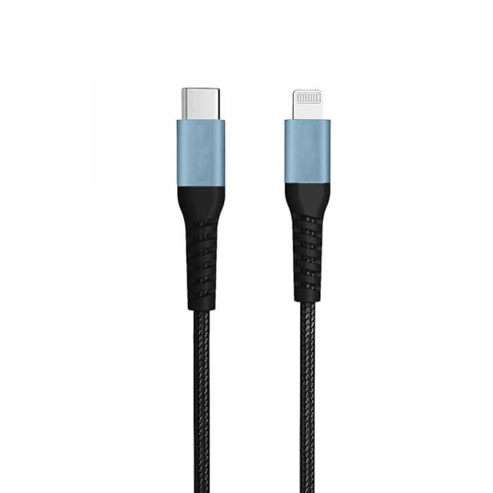 Lightning To Tppe C Cable Durable Nylon Braided Data Cable