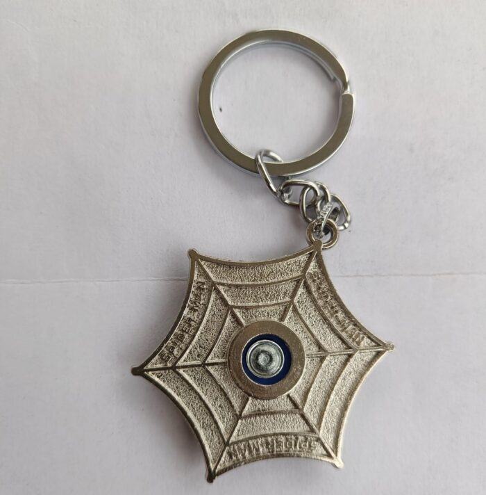 Avengers Metal Spider Logo Rotating Keychain Locket