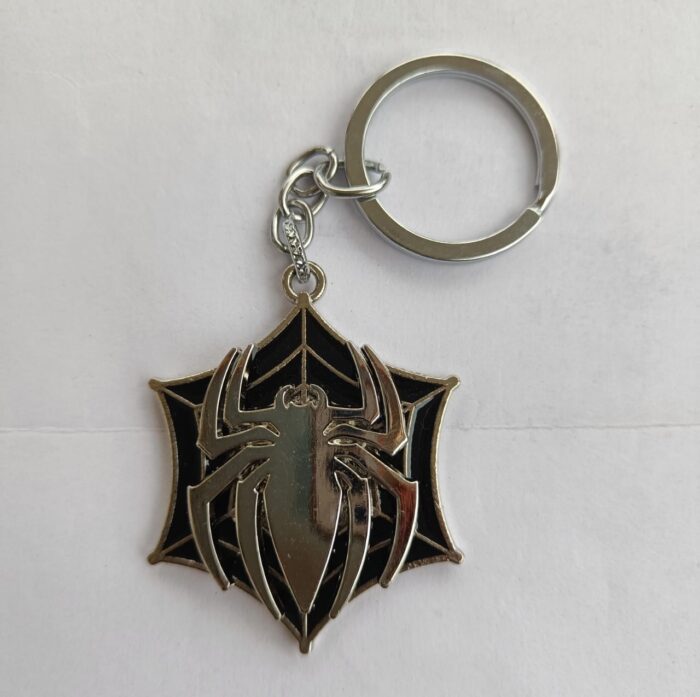 Avengers Metal Spider Logo Rotating Keychain Locket