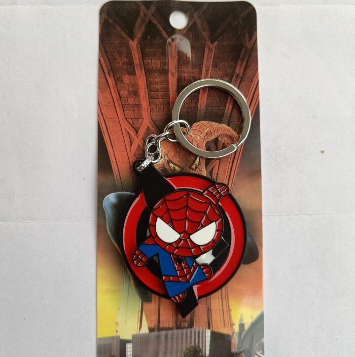 Avengers Metal Spider Logo Rotating Keychain Locket