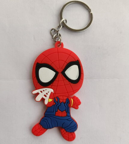 Spider Man Rubber Keychain Locket