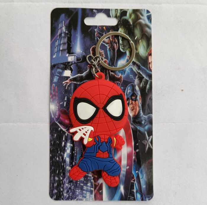 Spider Man Rubber Keychain Locket