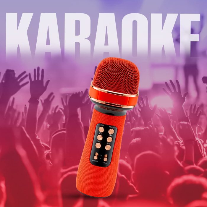 Singing Mike Wireless Bluetooth Rechargeable Karaoke Speaker