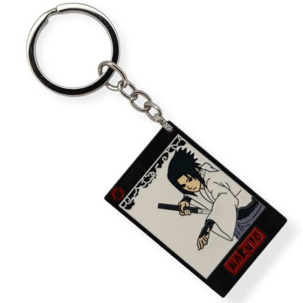 Anime Naruto Uchiha Sasuke Metal Keychain Locket