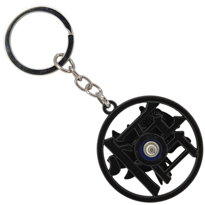 Anime DRAGON BALL GOKU Spinning Rotating Metal Keychain Locket