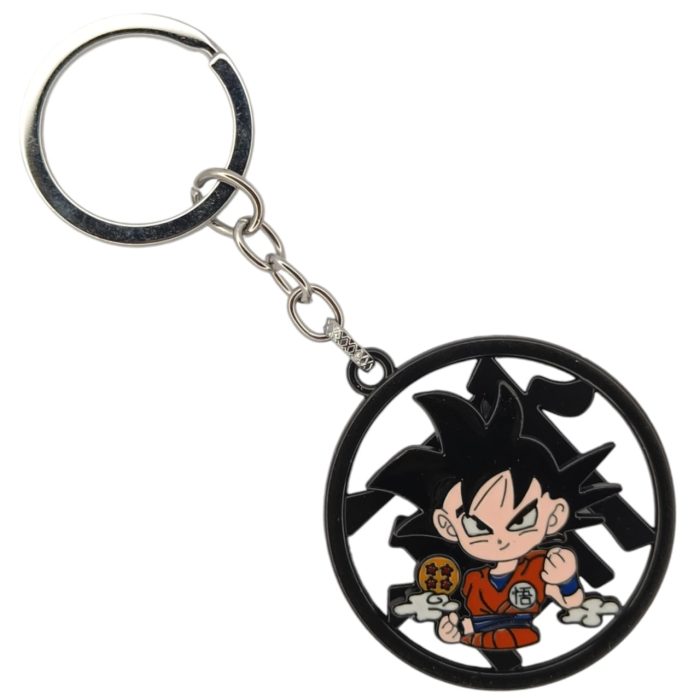 Anime DRAGON BALL GOKU Spinning Rotating Metal Keychain Locket