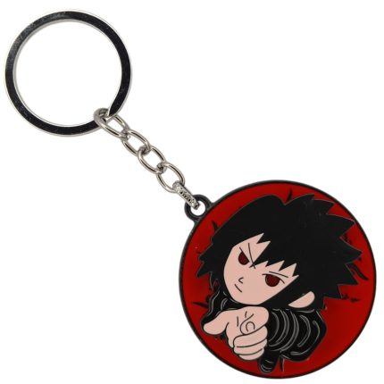 Anime Naruto MADARA UCHIHA Spinning Rotating Metal Keychain Locket