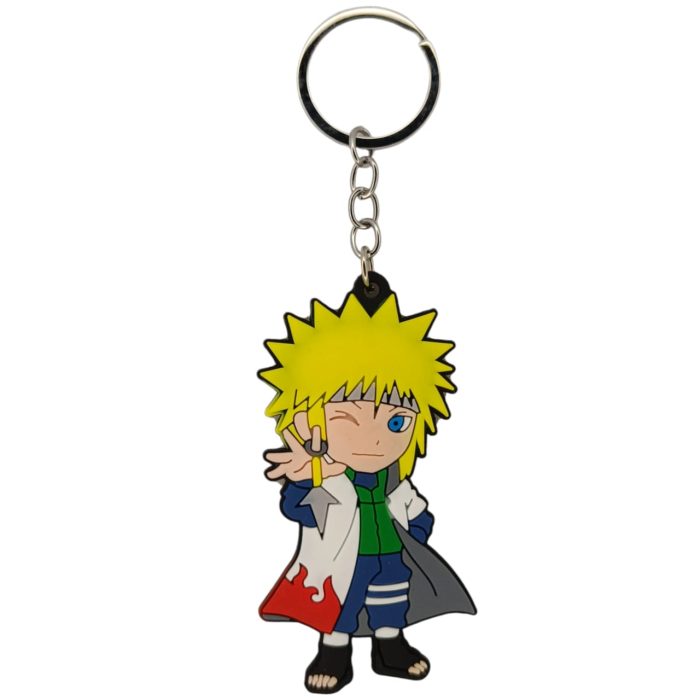 Anime Naruto Uzumaki Rubber Keychain Locket