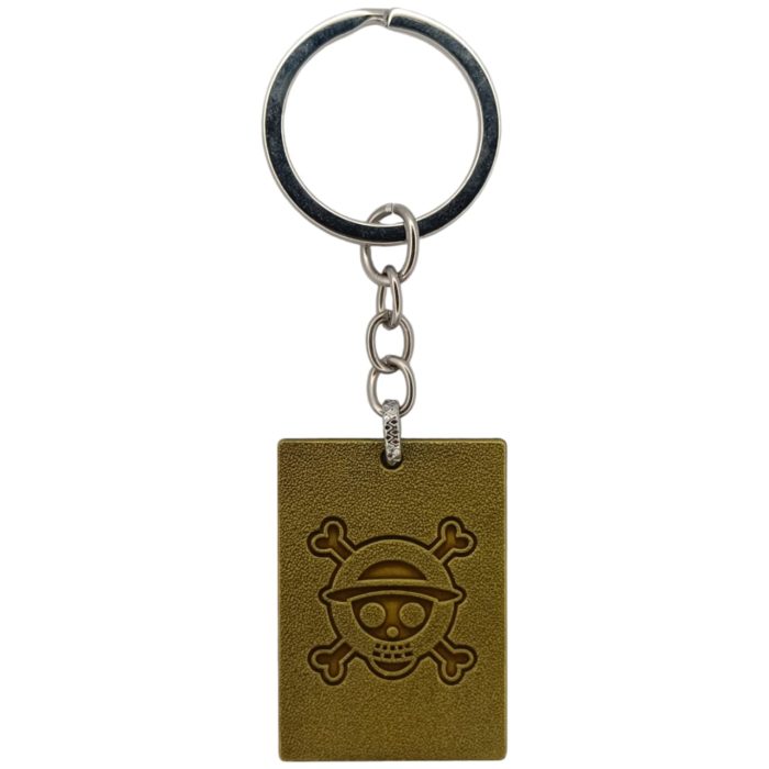 Anime One Piece Shanks Wanted Metal Keychain Locket