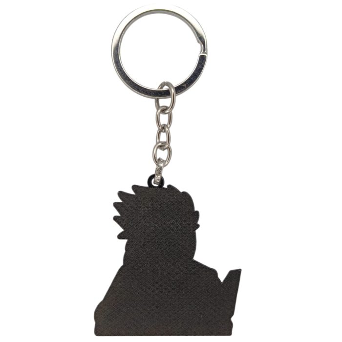 Naruto Kakashi Reading Metal Keychain Locket