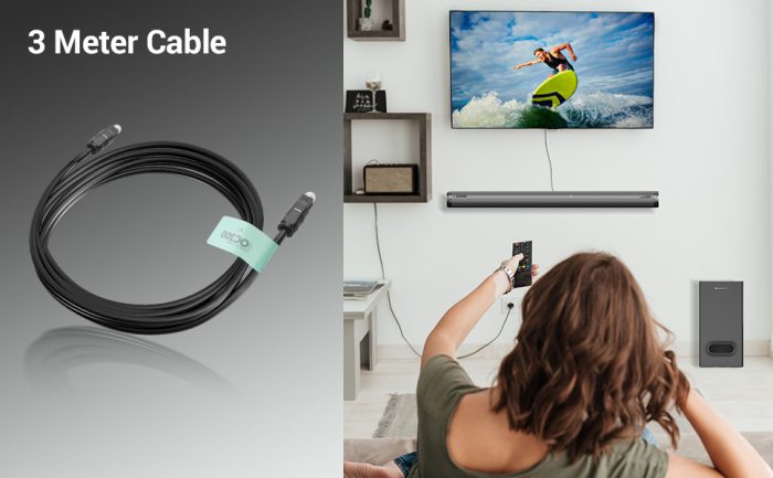 Licate Optical Fiber Cable For Digital Soundbar Sound