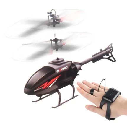 Remote Control Helicopter Toy Heli Watch