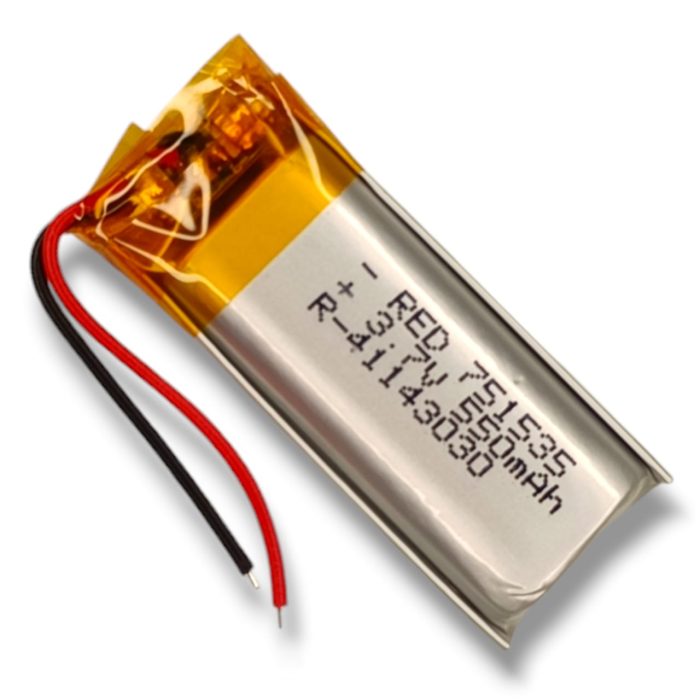 3.7V 550mAH 751535 Li-Po Battery Original By licate