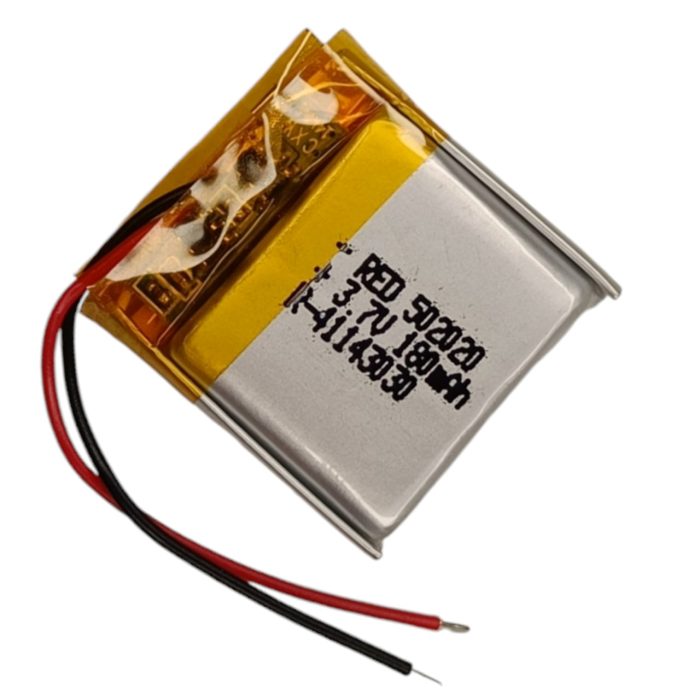 3.7V 180mAH 502020 Li-Po Battery Original By licate