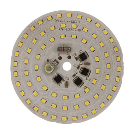 50W White Round DOB Light LED PCB