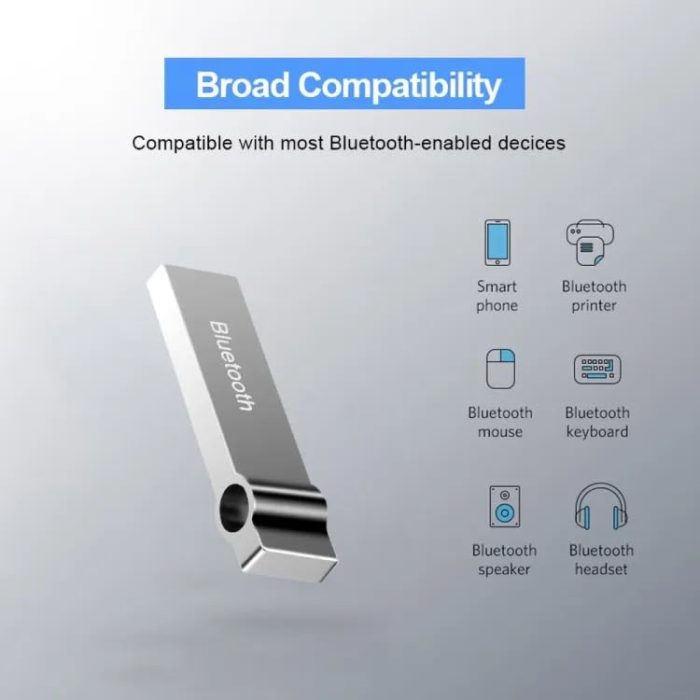 Metal USB Bluetooth Receiver Adapter Dongle